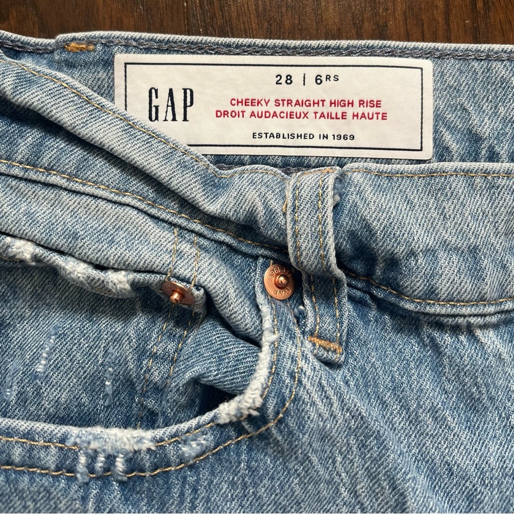 GAP Light Blue High Rise Jeans